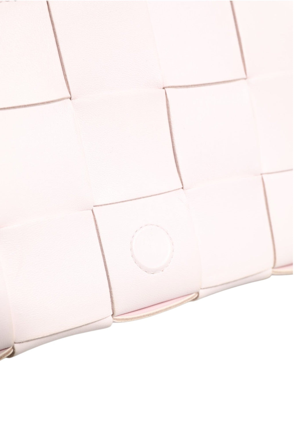 Bottega Veneta Pink Intrecciato Cassette Shoulder Women's Bag (Pre-Owned)