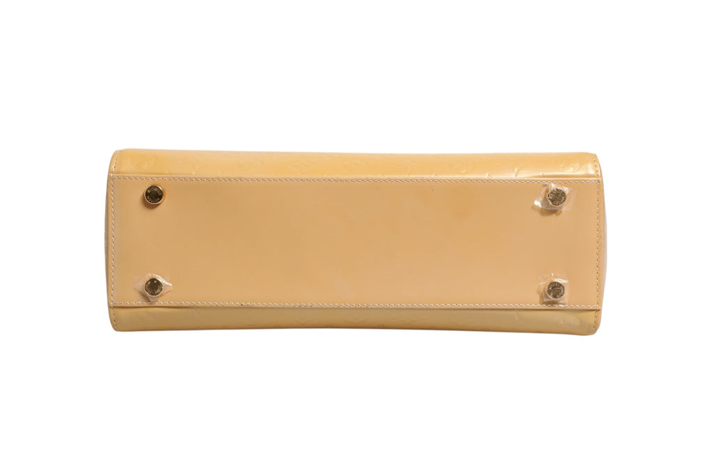 Louis Vuitton Monogram Vernis Brea MM Beige Women's Poudre (Pre-Owned)