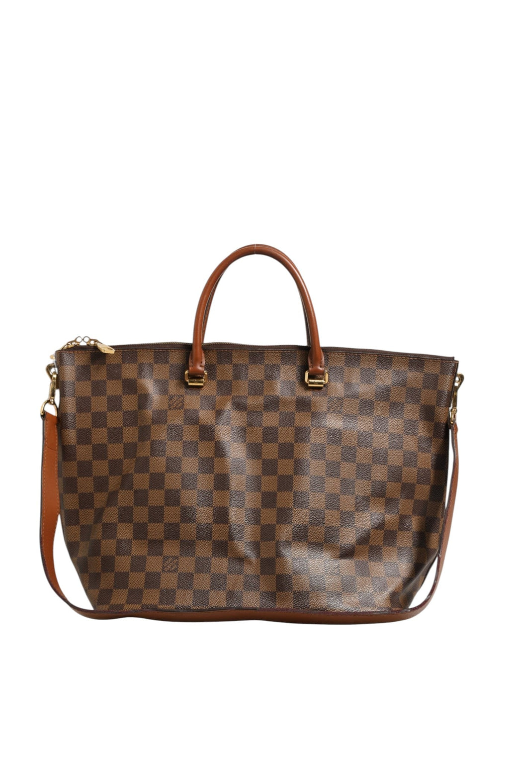 Louis Vuitton Damier Ebene Belmont Tote Women's Bag (Pre-Owned)