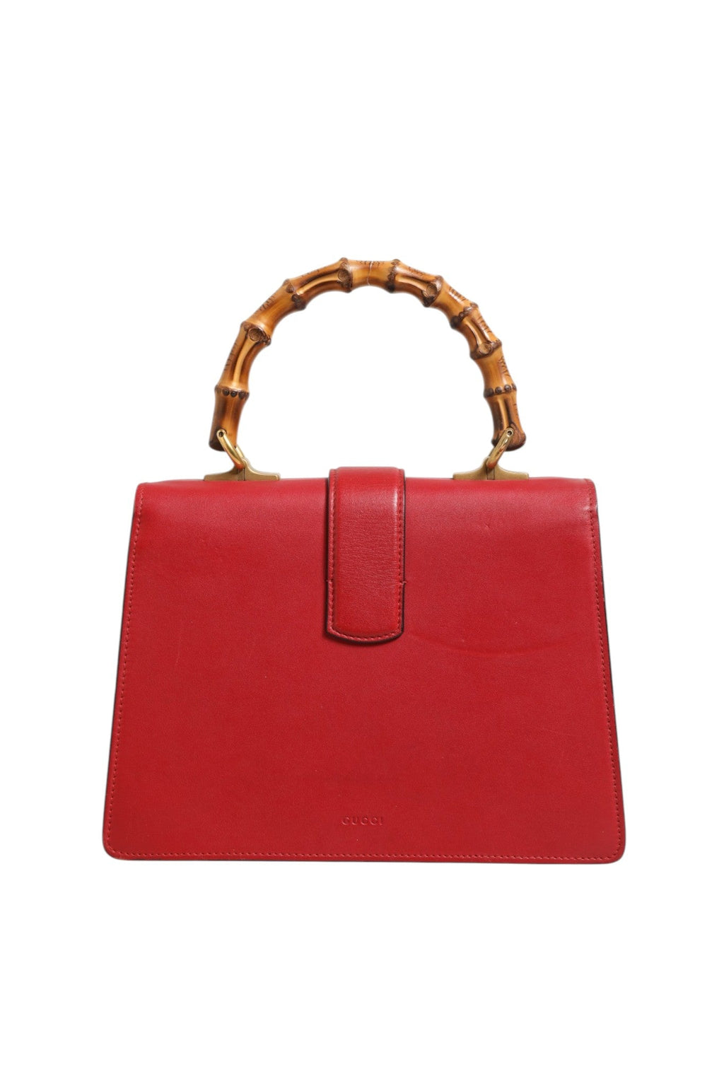Gucci Dionysus Bamboo Medium Top Handle Bag White Blue Women's Red (Pre-Owned)