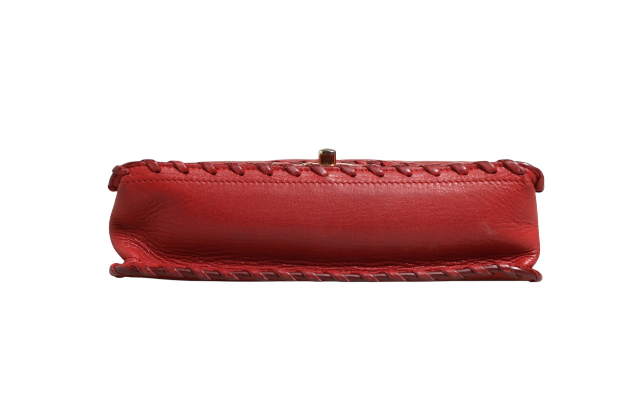 Chanel Mini Flap Bag Lambskin Braided Calfskin Gold Tone Women's Metal (Pre-Owned)