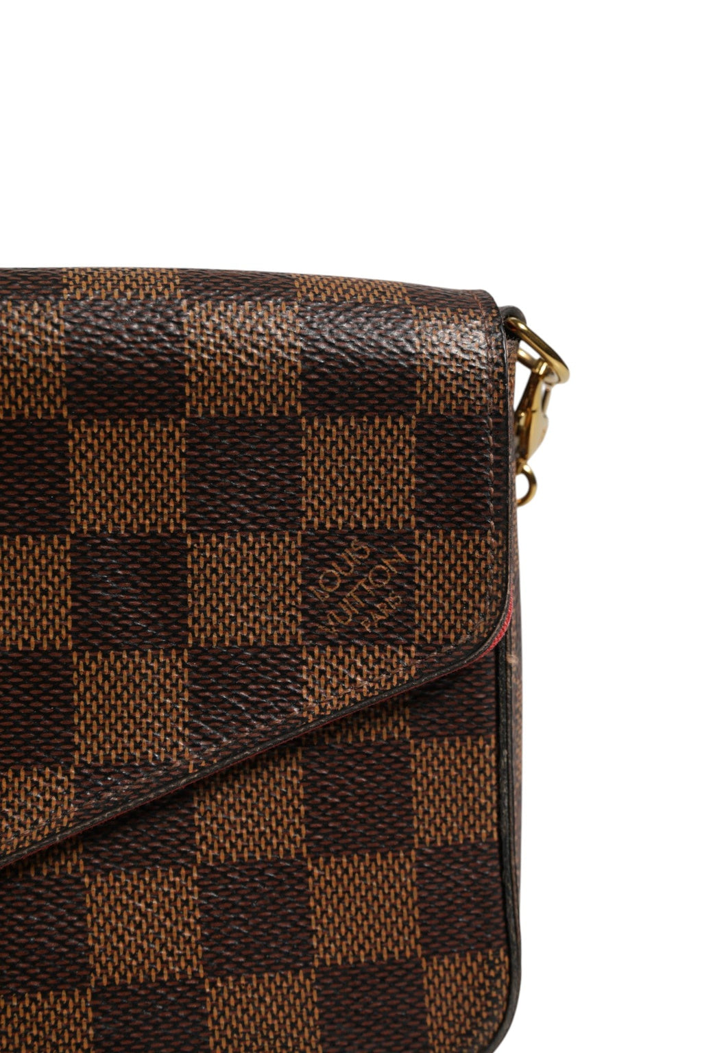 Louis Vuitton Damier Ebene Pochette Felice Chain Women's Wallet (Pre-Owned)