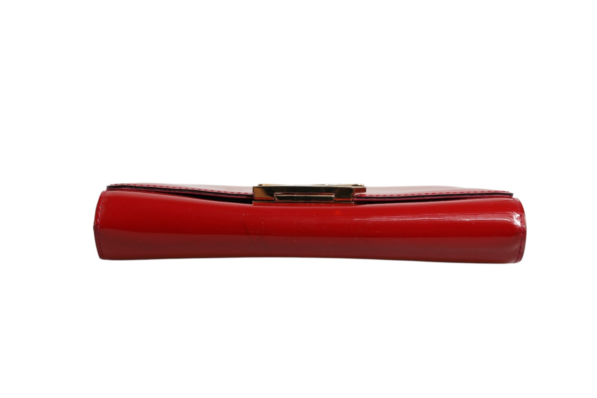 Louis Vuitton Louise PM Red Patent Leather Wallet On Women's Chain (Pre-Owned)