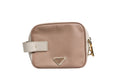 Prada Clay Gray Small Leather Shoulder Women's Bag (Pre-Owned)