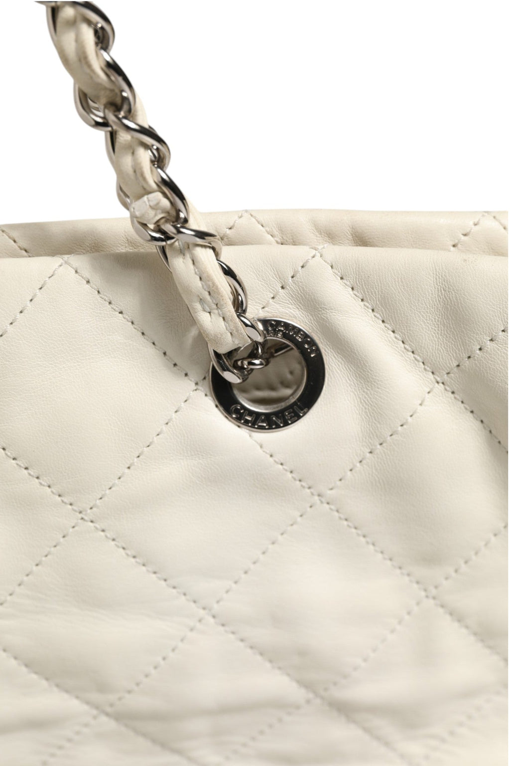 Chanel Aged Calfskin Quilted Large Gabrielle Shopping Women's Tote (Pre-Owned)