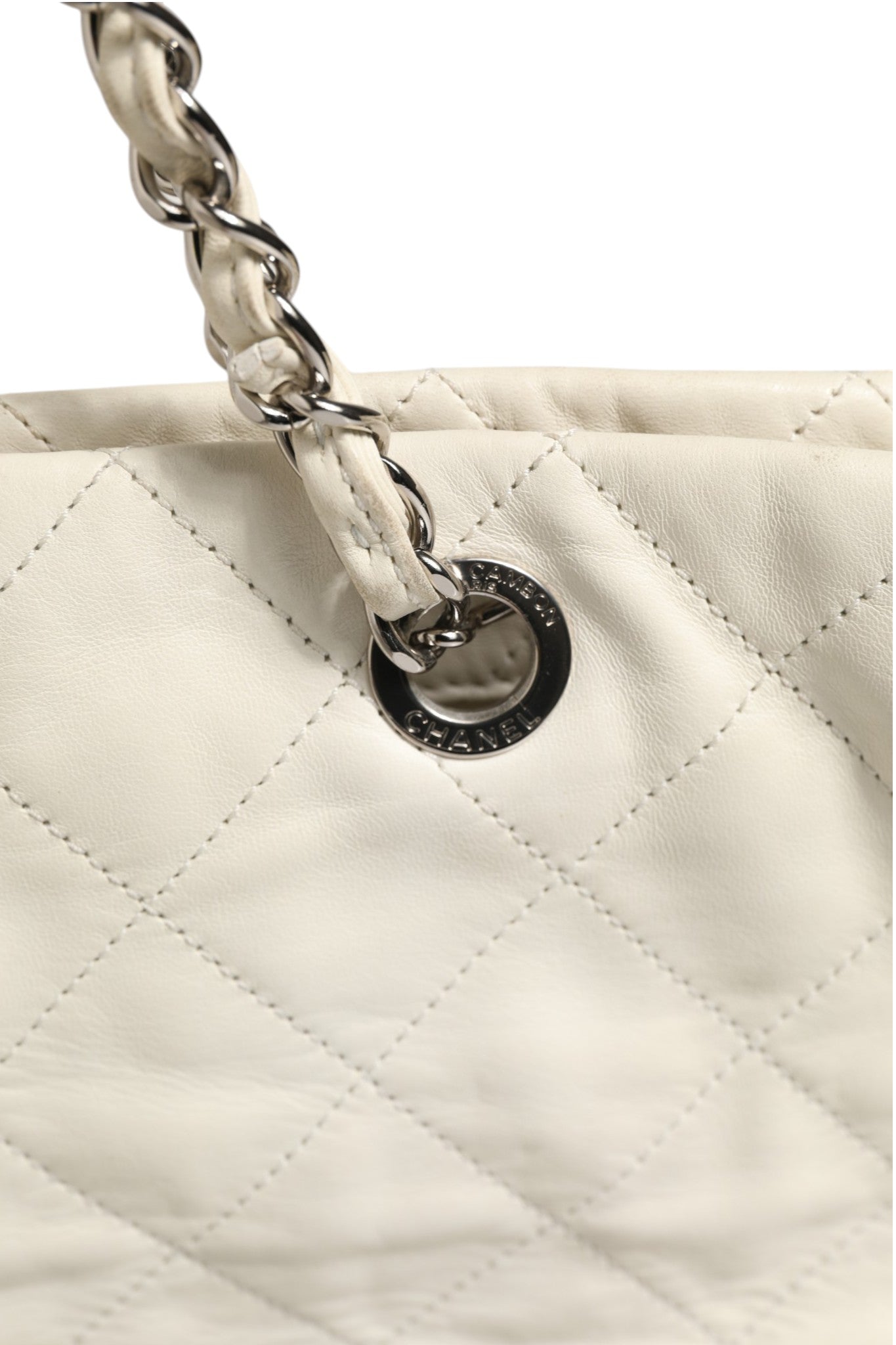 Chanel Aged Calfskin Quilted Large Gabrielle Shopping Women's Tote (Pre-Owned)