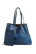 Fendi Leather Navy Blue Shopping Women's Tote (Pre-Owned)