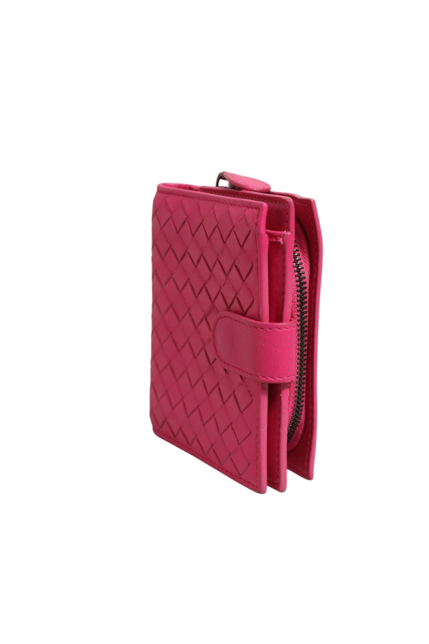 Bottega Veneta Intrecciato Nappa Leather Mini Women's Wallet (Pre-Owned)