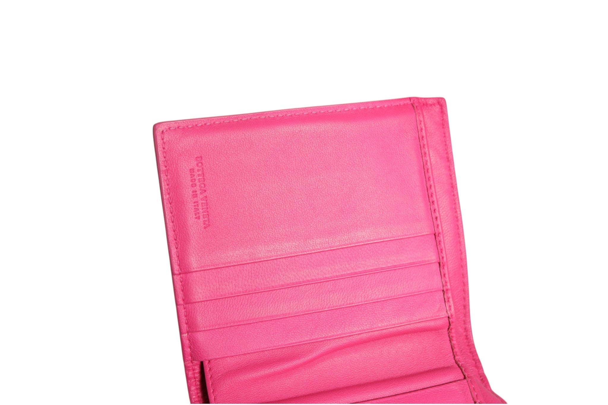 Bottega Veneta Intrecciato Nappa Leather Mini Women's Wallet (Pre-Owned)