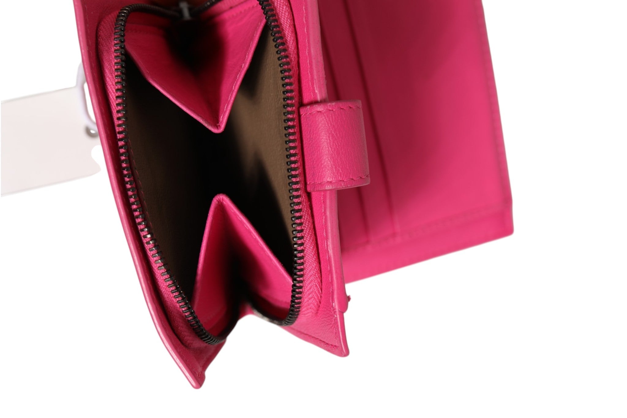 Bottega Veneta Intrecciato Nappa Leather Mini Women's Wallet (Pre-Owned)