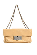 Chanel Beige Lambskin Giant Reissue Mademoiselle Lock Flap Women's Bag (Pre-Owned)