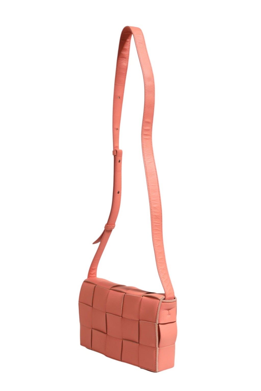 Bottega Veneta Lambskin Maxi Intrecciato Cassette Crossbody Women's Bag (Pre-Owned)