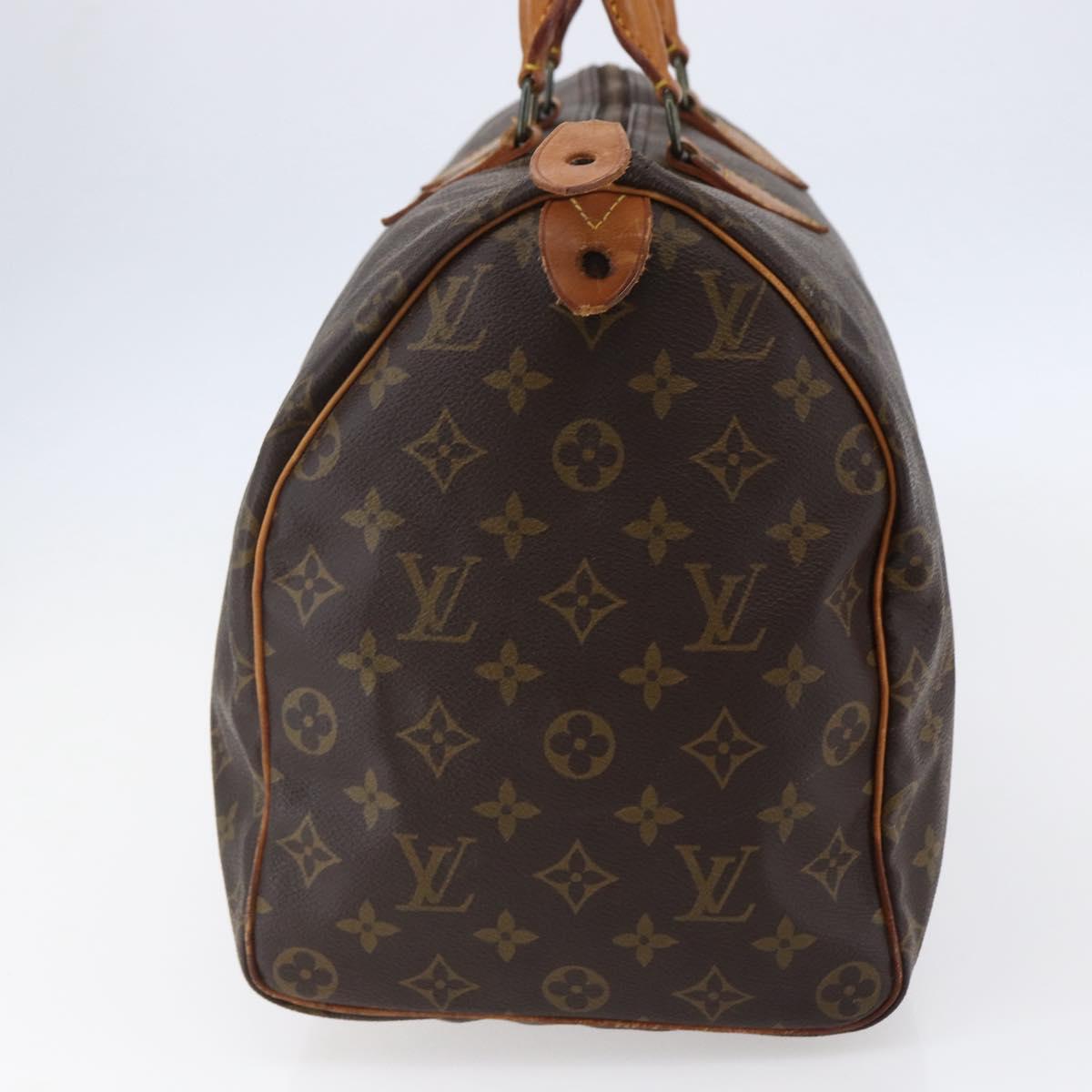 Louis Vuitton Speedy Bandouliere Bag Monogram Canvas Brown Canvas Handbag (Pre-Owned)