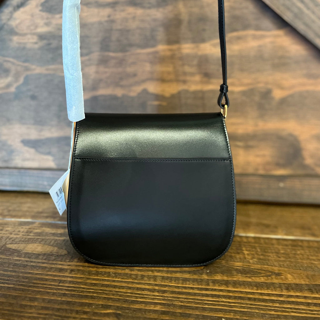 DIOR Bobby Frame Black Calfskin Leather Shoulder Bag