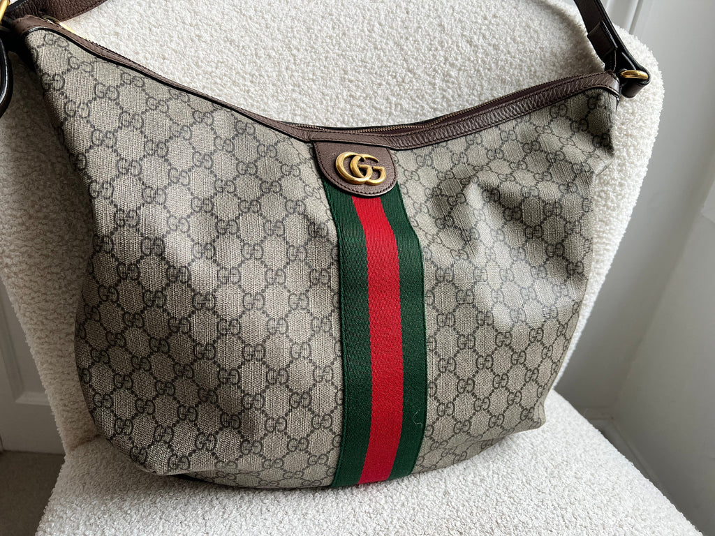 Gucci GG Supreme Ophidia Large Shoulder Bag (RRP £1190)