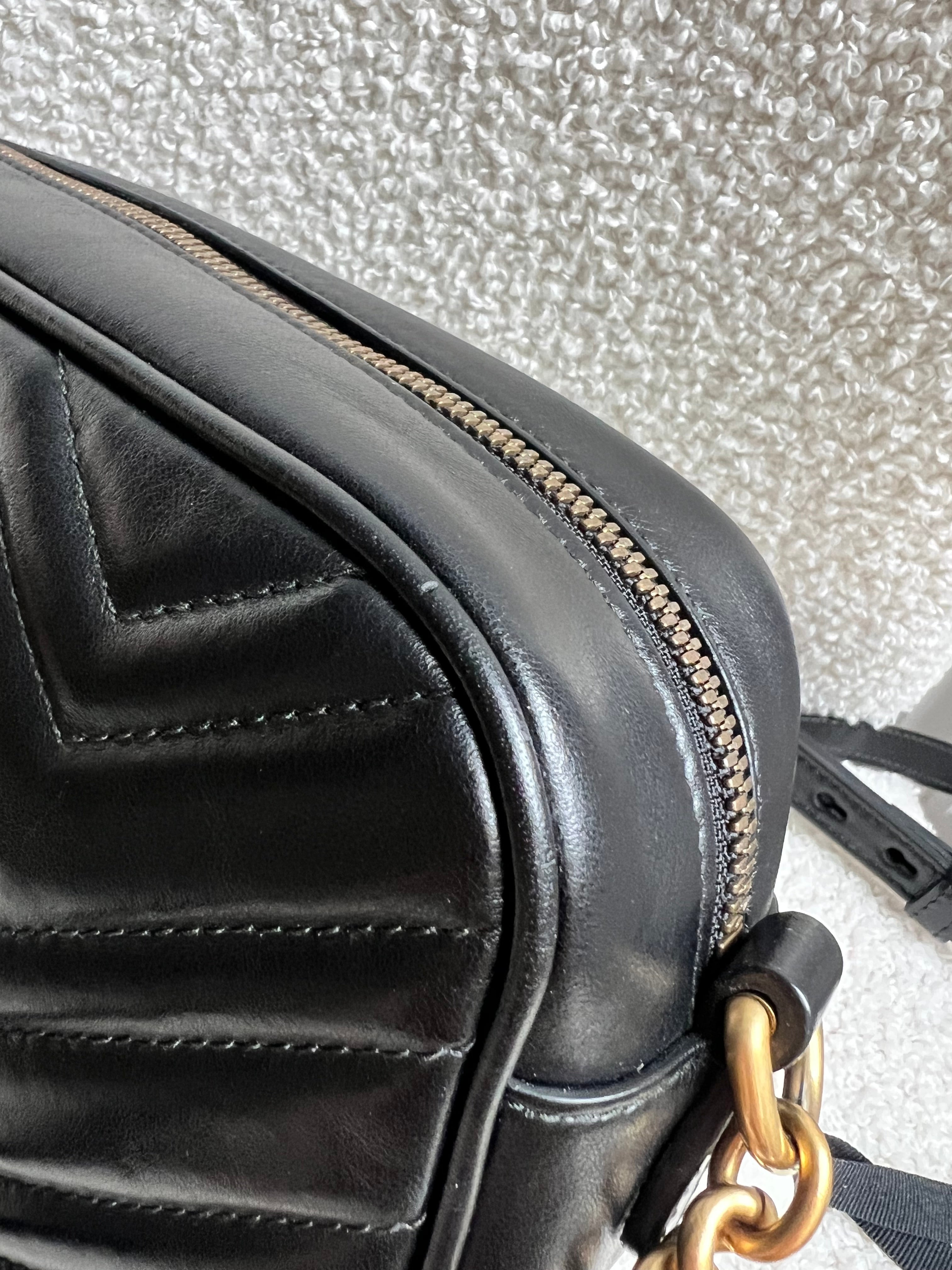 Gucci GG Black Marmont Small Shoulder Bag (RRP £1440)