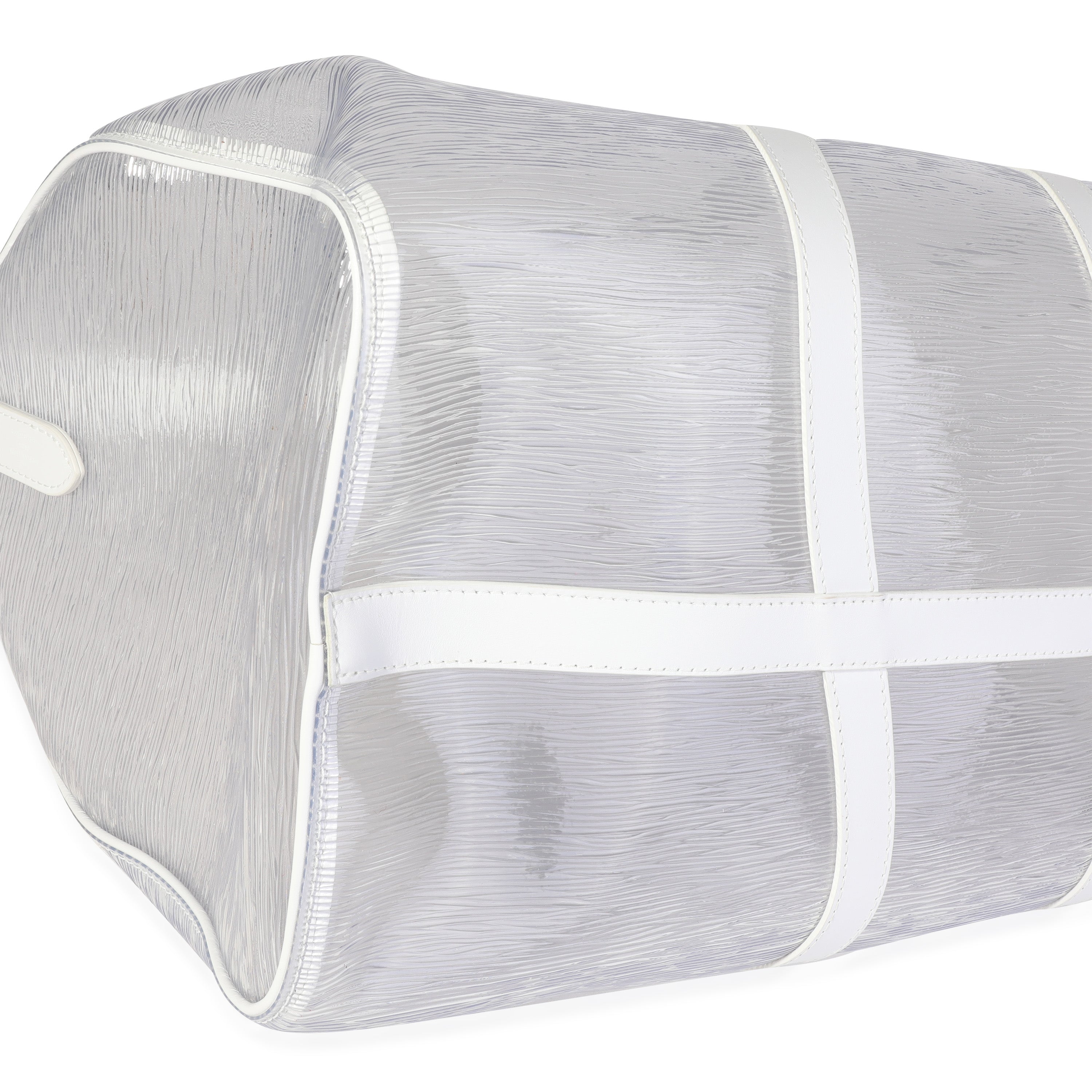 Clear Epi PVC Wavy Keepall Bandoulière 50