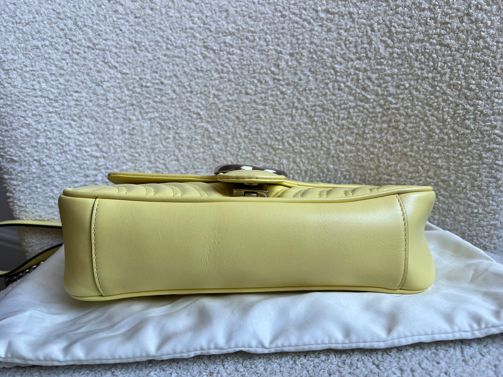 Gucci GG Yellow Marmont Small Shoulder Bag (RRP £2070)