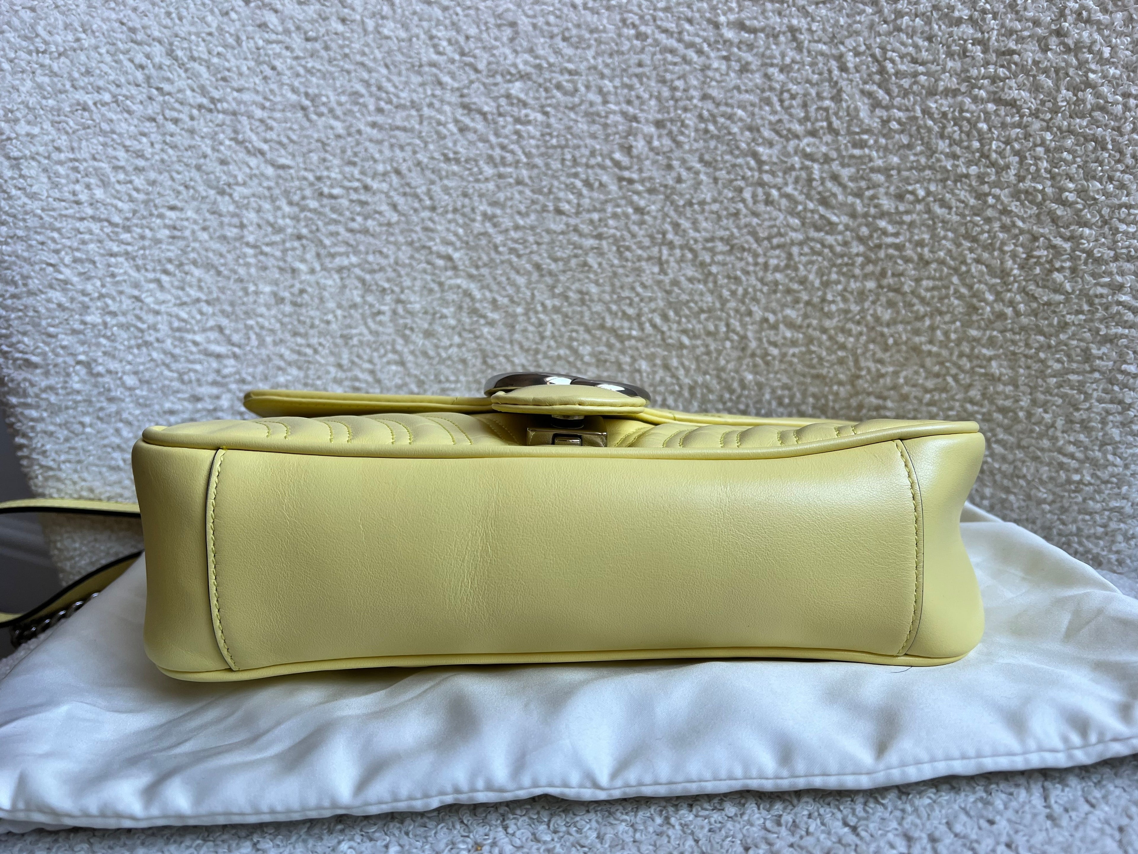 Gucci GG Yellow Marmont Small Shoulder Bag (RRP £2070)