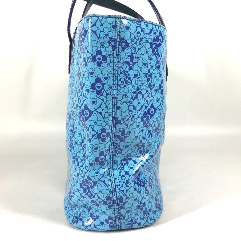 Louis Vuitton Blossom Tote Patent Leather Blue Patent_Leather Handbag (Pre-Owned)