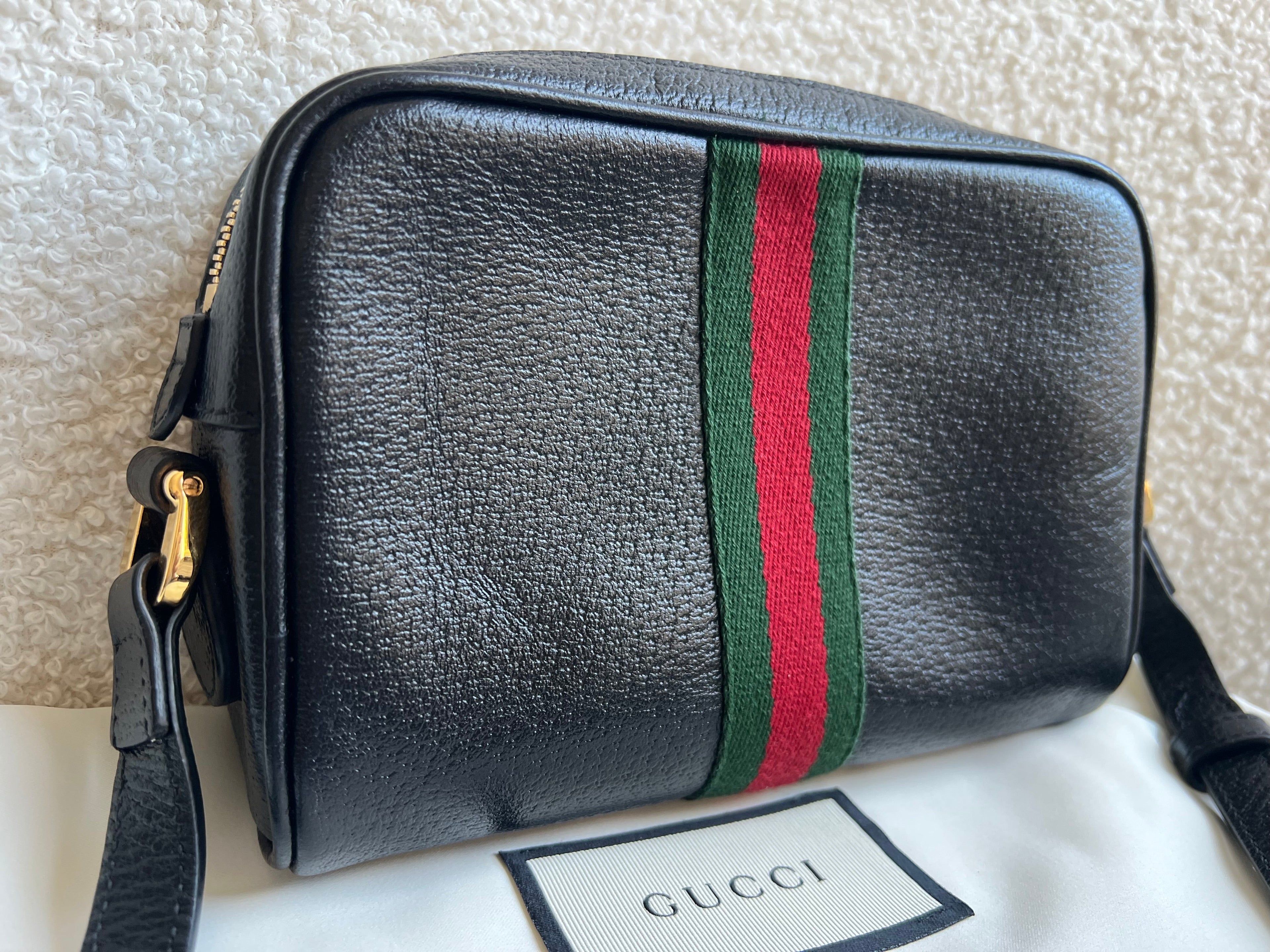 Gucci GG Black Ophidia Mini Shoulder Bag