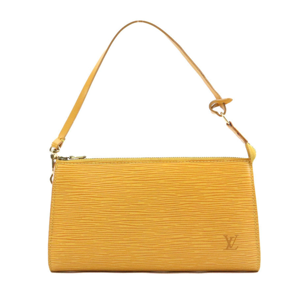 Louis Vuitton Pochette Accessoires Epi Leather Yellow Leather Shoulder Bag Bag (Pre-Owned)