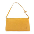 Louis Vuitton Pochette Accessoires Epi Leather Yellow Leather Shoulder Bag Bag (Pre-Owned)