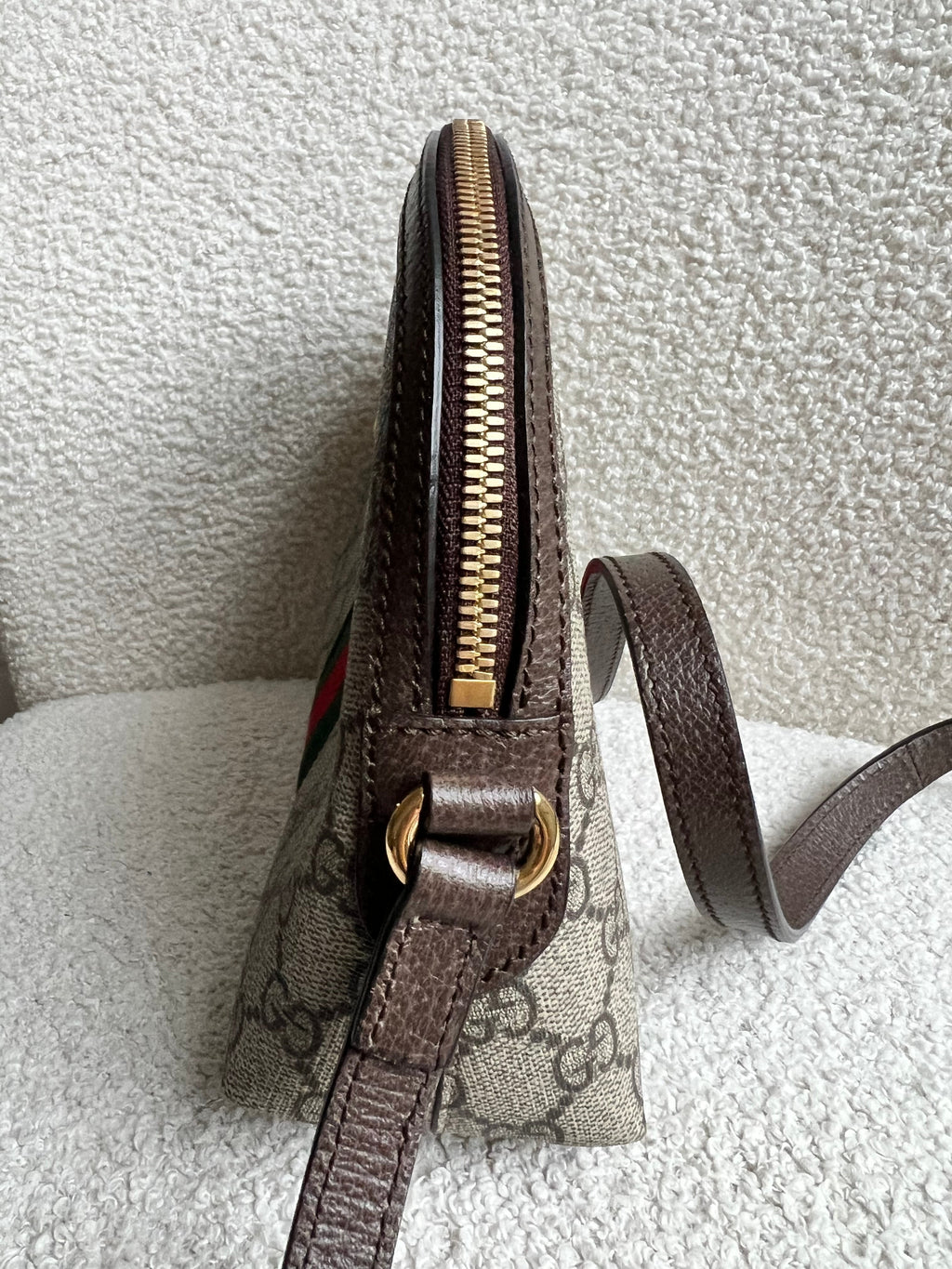 Gucci Ophidia GG Supreme Rounded Top Shoulder Bag (RRP £1,380)
