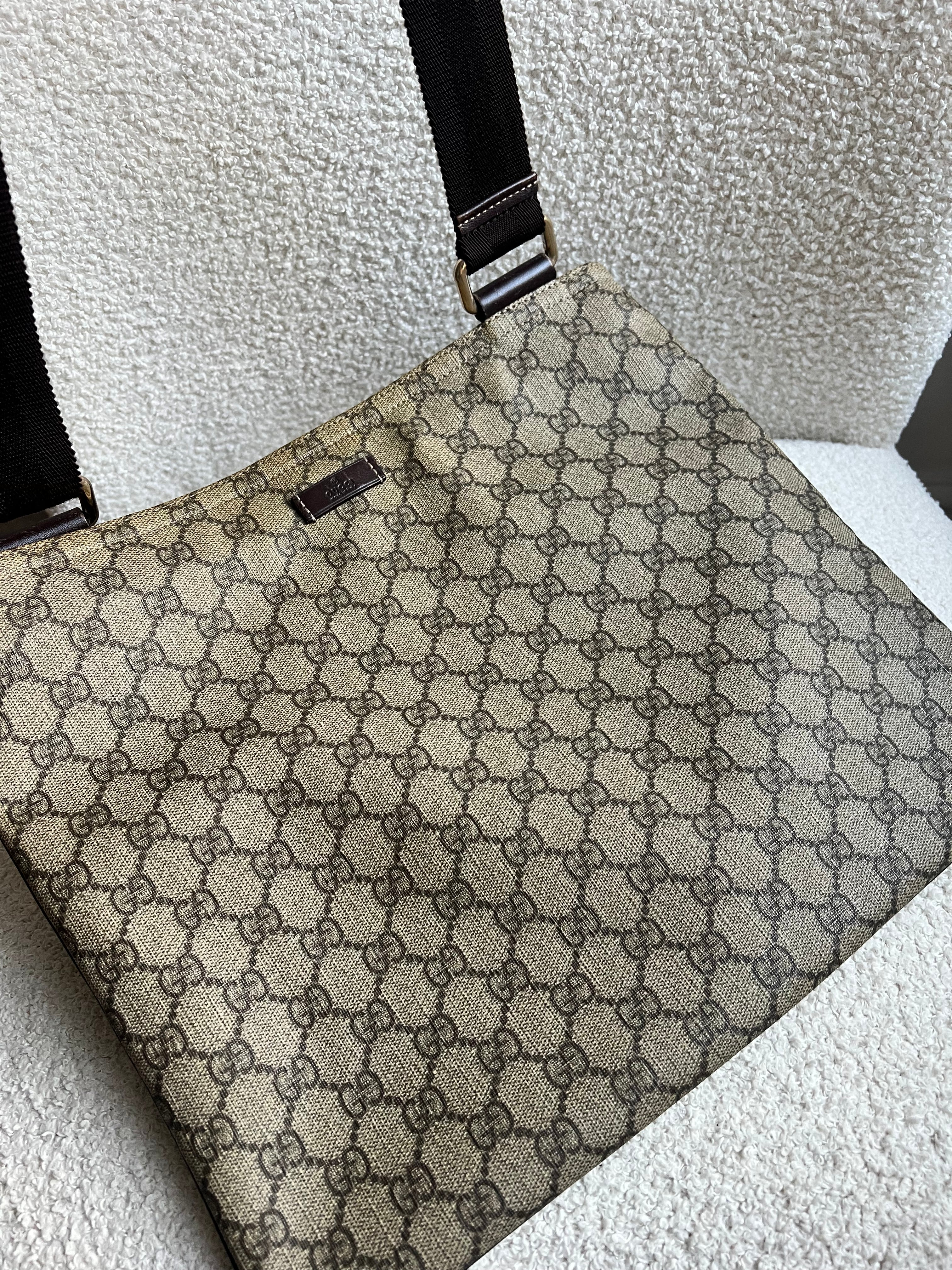 Gucci GG Canvas Messenger Bag