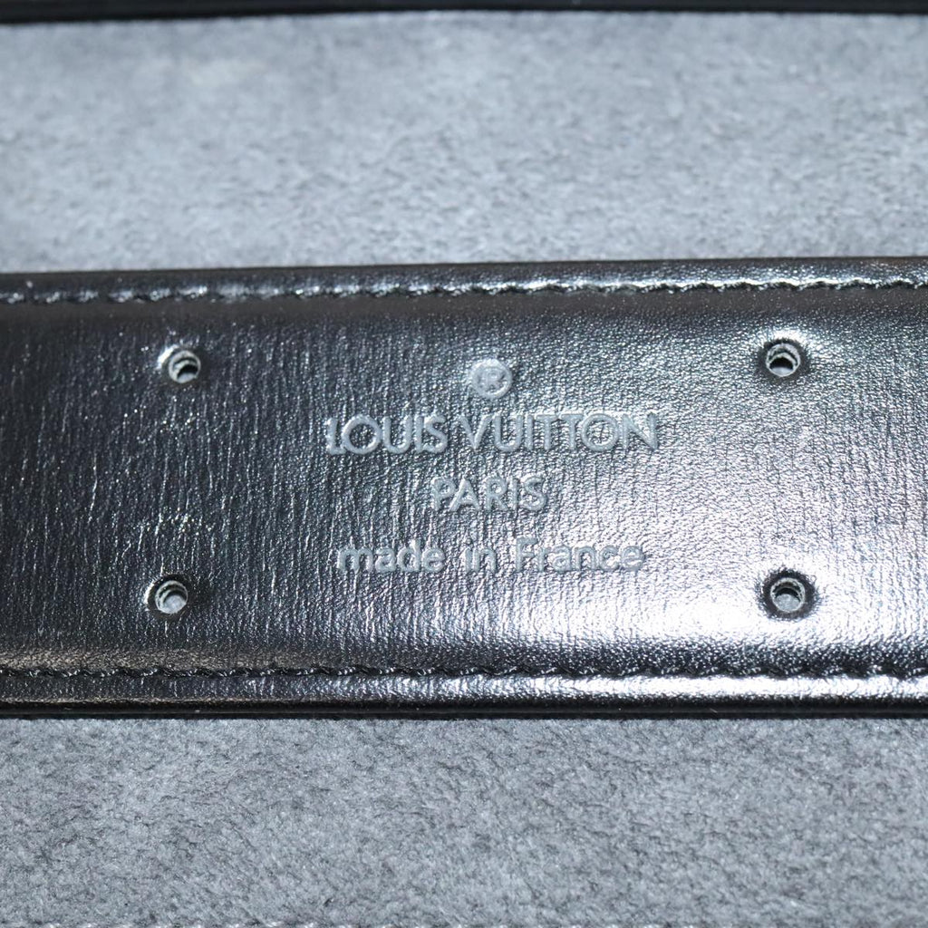 Louis Vuitton Rouleau Black Leather Clutch Bag (Pre-Owned)