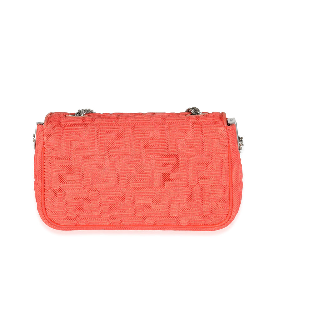Tulipano Technical Fabric FF Midi Chain Baguette Bag