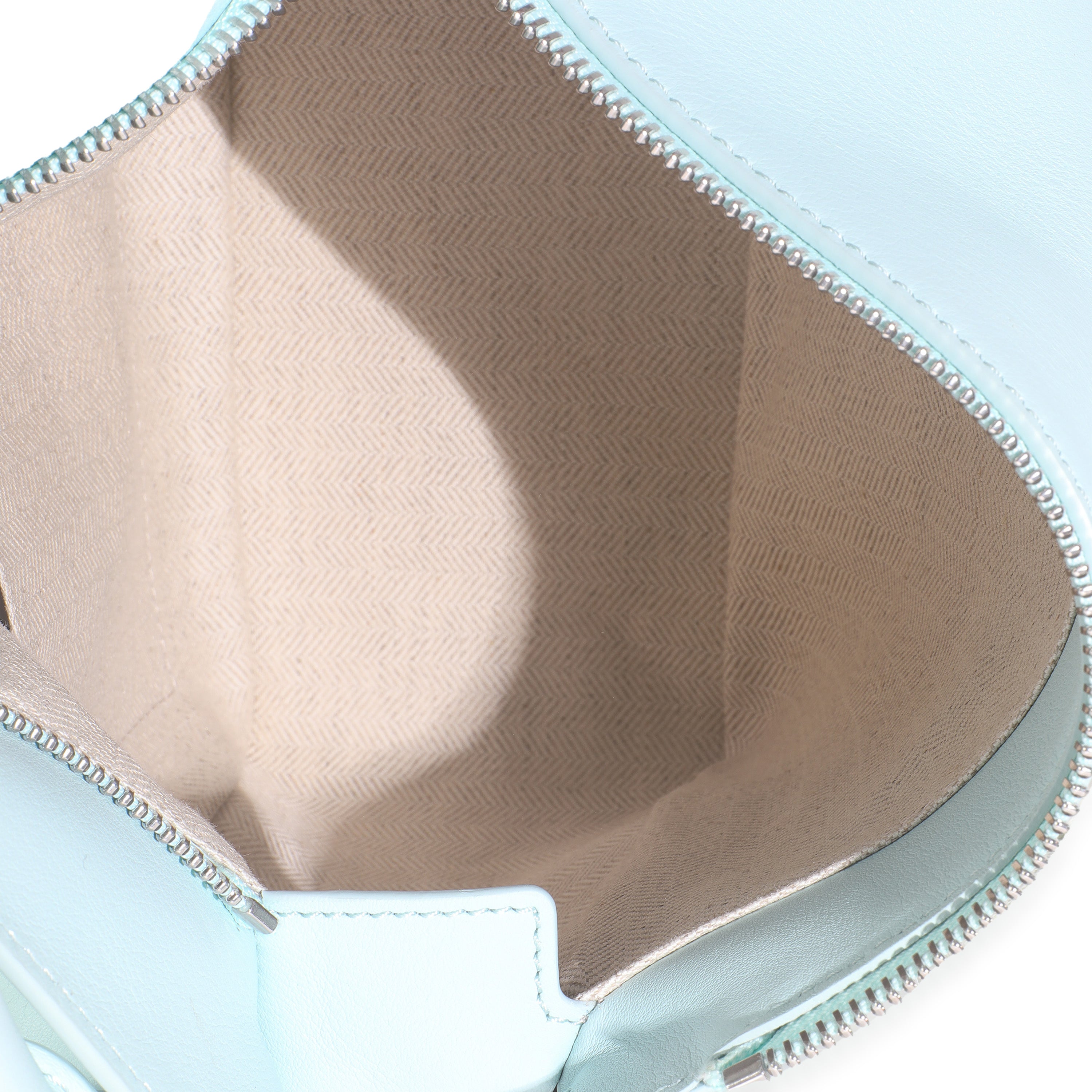 Blue Iceberg Classic Calfskin Small Puzzle Edge Bag
