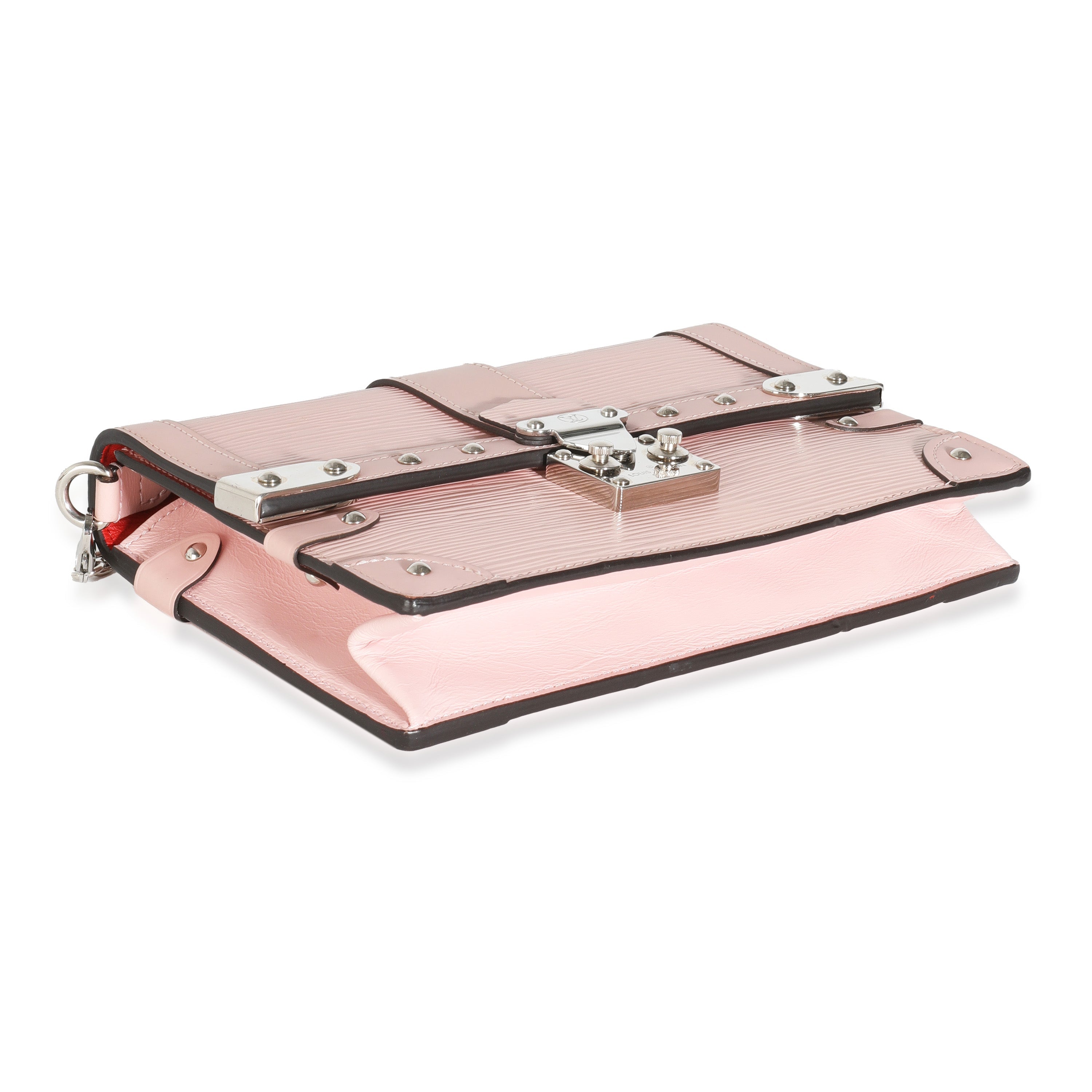 Rose Ballerine Epi Trunk Chain Wallet