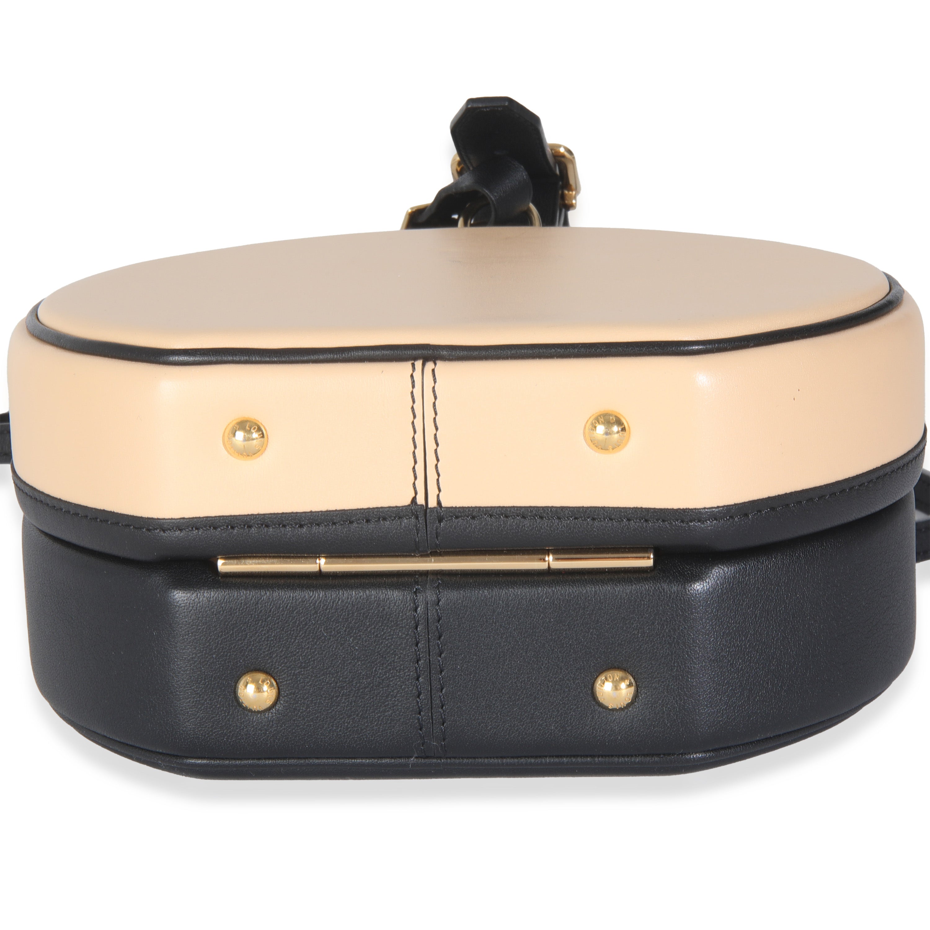 Black Beige Calfskin Petite Boite Chapeau