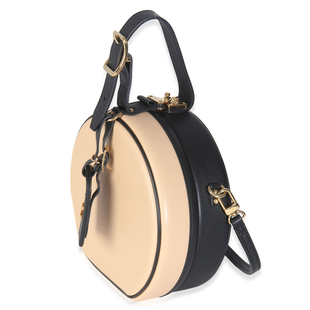 Black Beige Calfskin Petite Boite Chapeau
