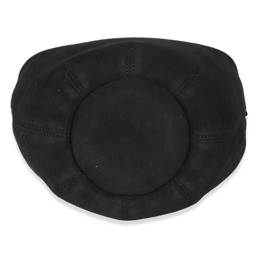 Black Suede Small Gold Bracelet Bag