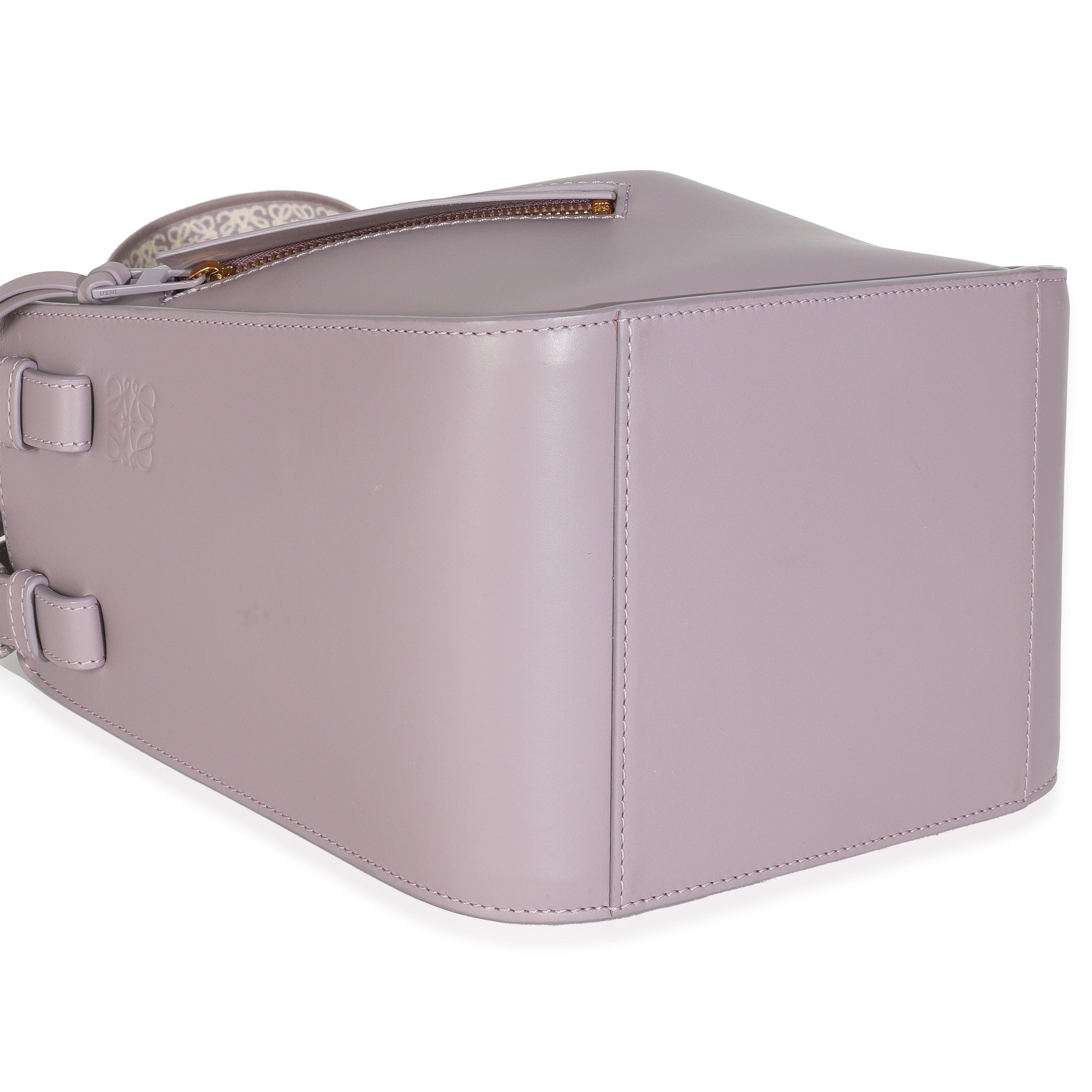 Purple Fog Calfskin Small Hammock Compact Shoulder Bag