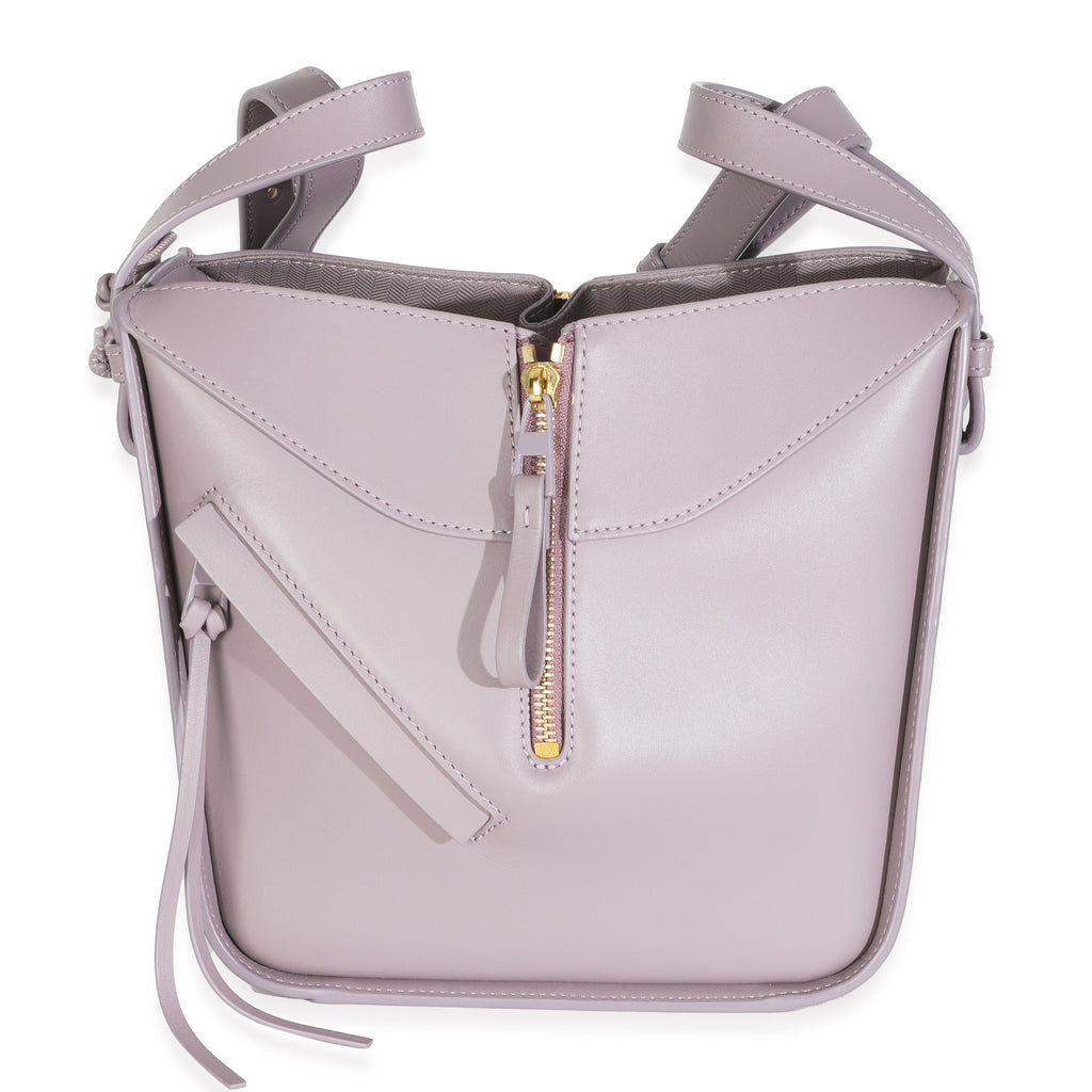 Purple Fog Calfskin Small Hammock Compact Shoulder Bag