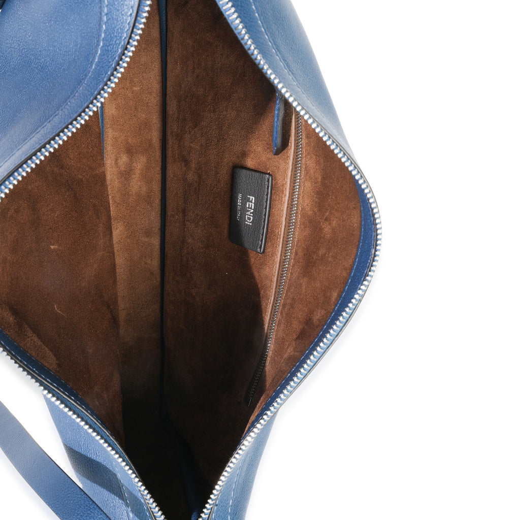 Blue Nappa Medium Simply Fendi Shoulder Bag