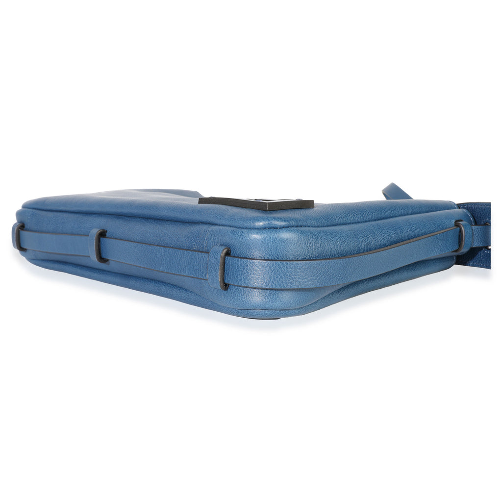 Blue Nappa Medium Simply Fendi Shoulder Bag