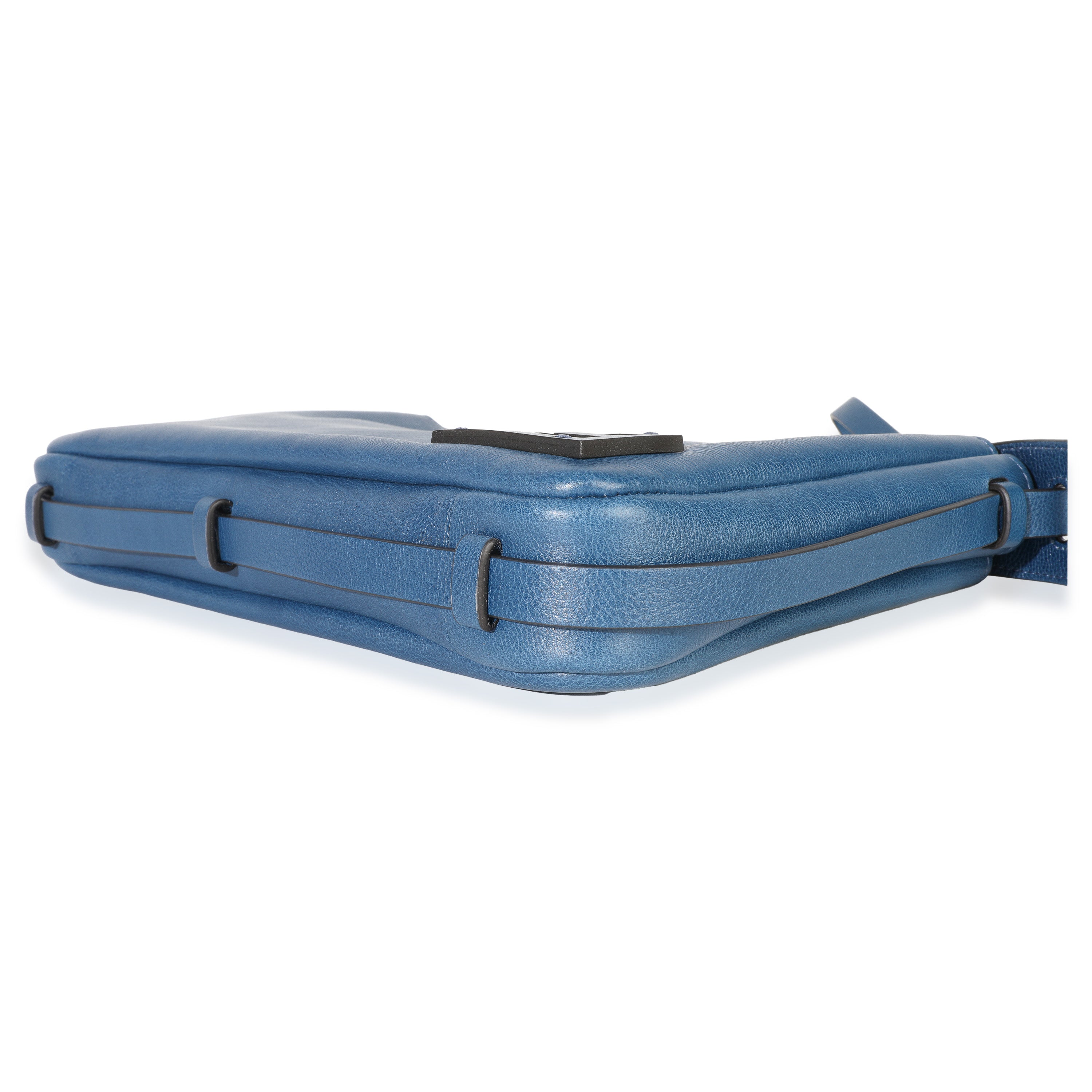 Blue Nappa Medium Simply Fendi Shoulder Bag