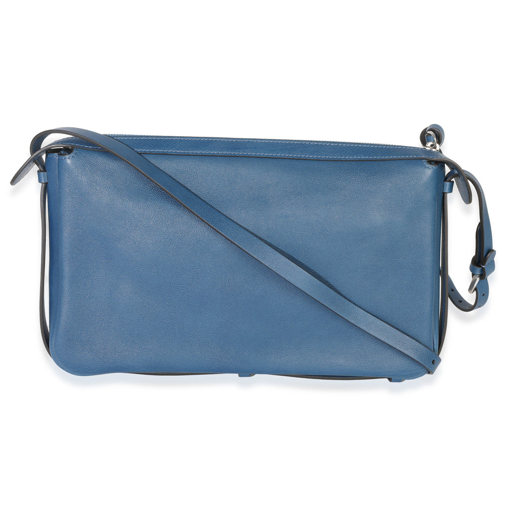 Blue Nappa Medium Simply Fendi Shoulder Bag