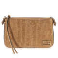Miele Scuro Shearling Vitello Medium Simply Fendi Shoulder Bag