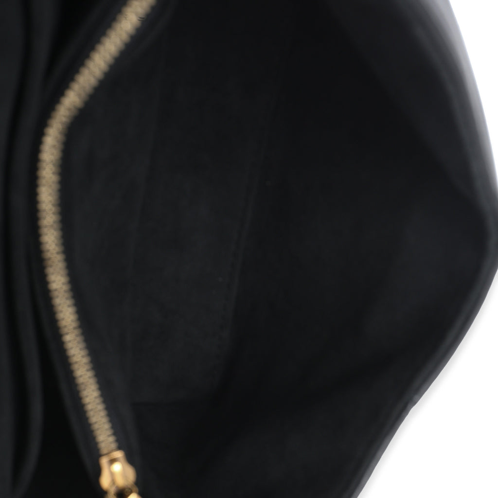 Black Calfskin New Wave Hold Me Top Handle Bag
