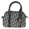 Navy Oblique Canvas Small D Vibe Bowling Bag