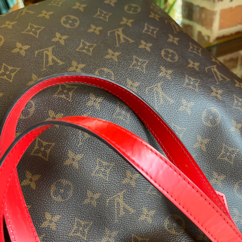 LOUIS VUITTON All-In MM Coquelicot Monogram Canvas Tote Bag