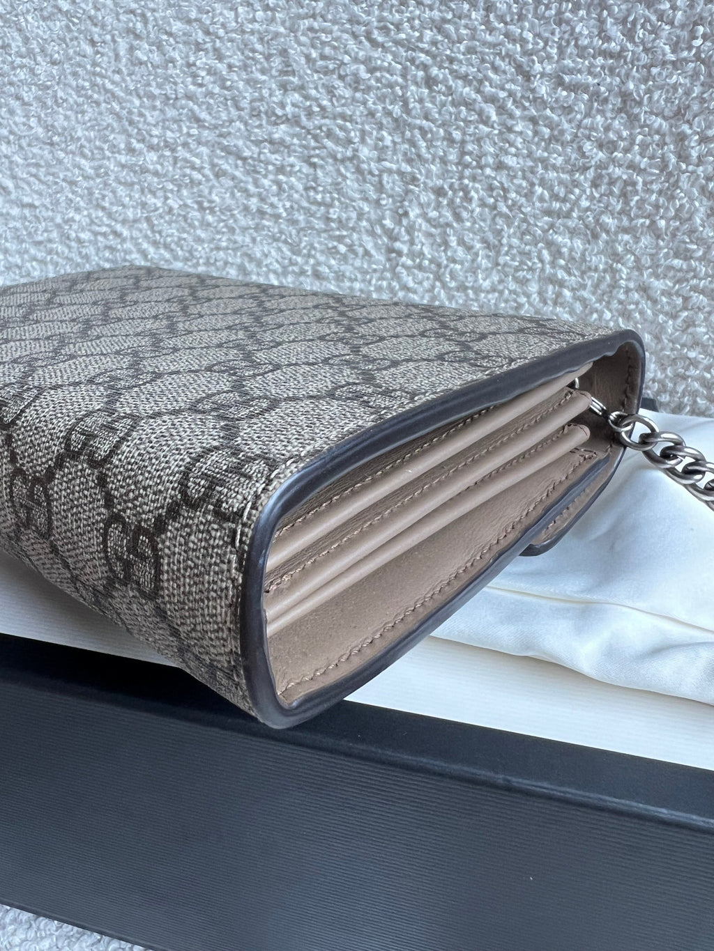 Gucci Dionysus GG Supreme Chain Wallet (RRP £1400)