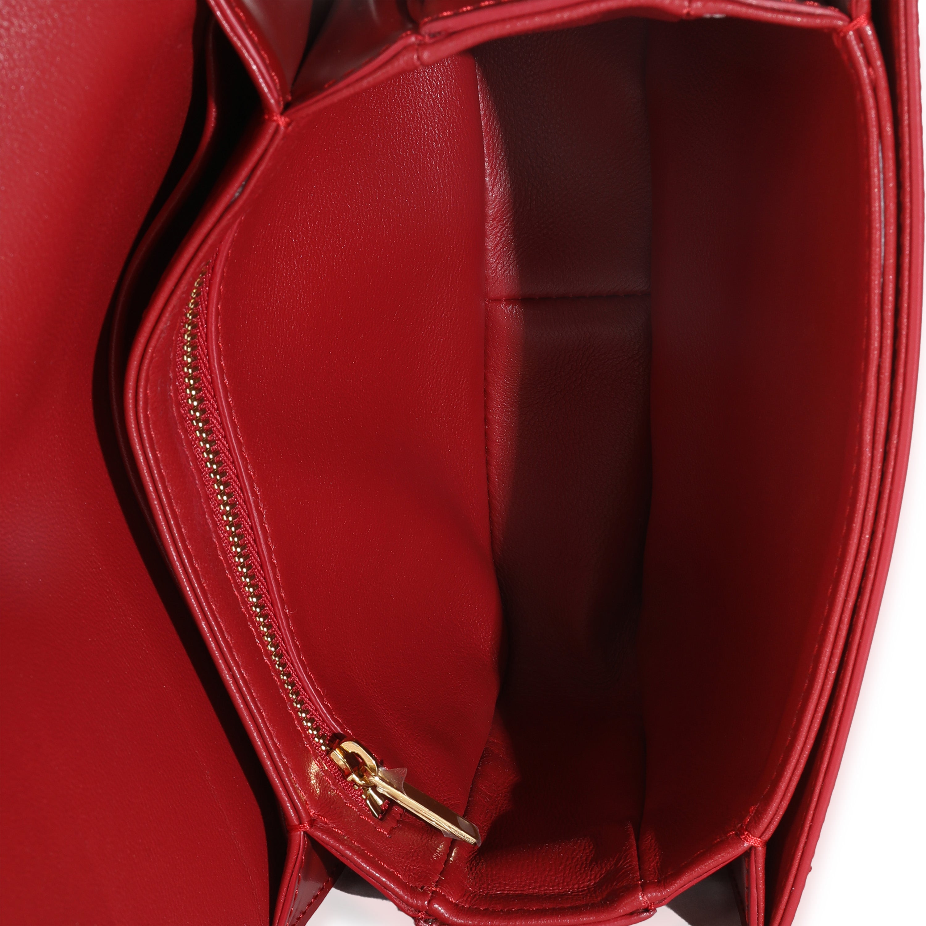 Red Shiny Calfskin Teen Triomphe