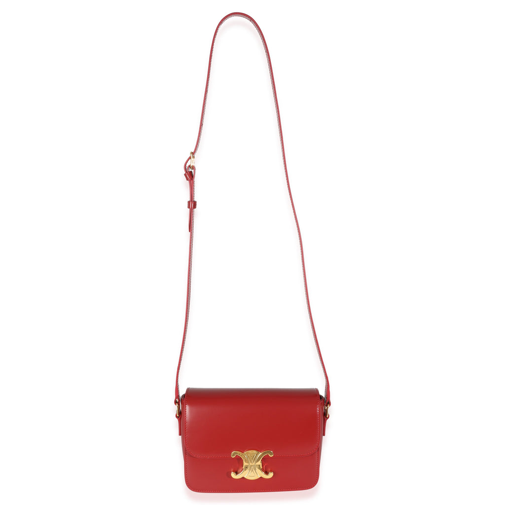 Red Shiny Calfskin Teen Triomphe