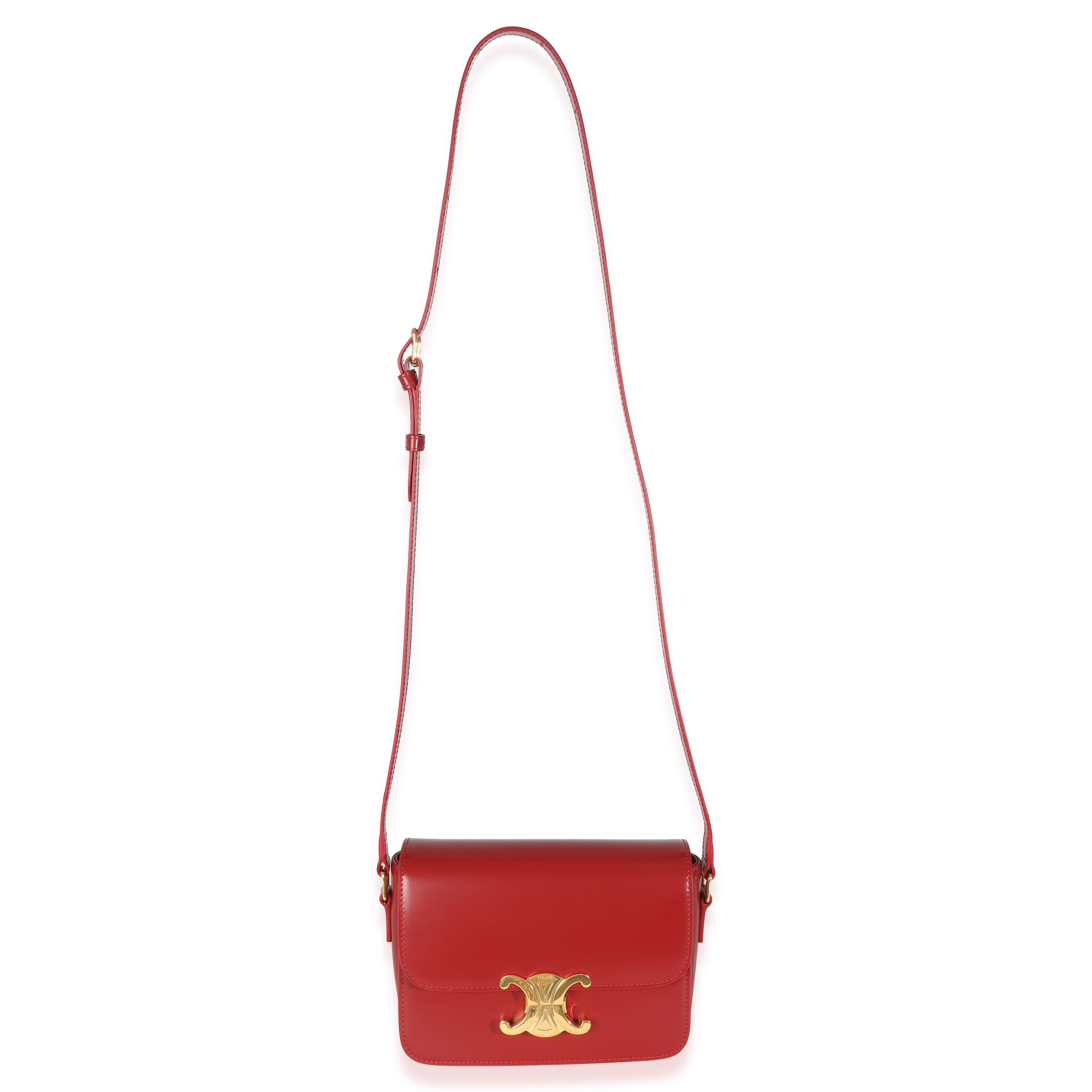 Red Shiny Calfskin Teen Triomphe
